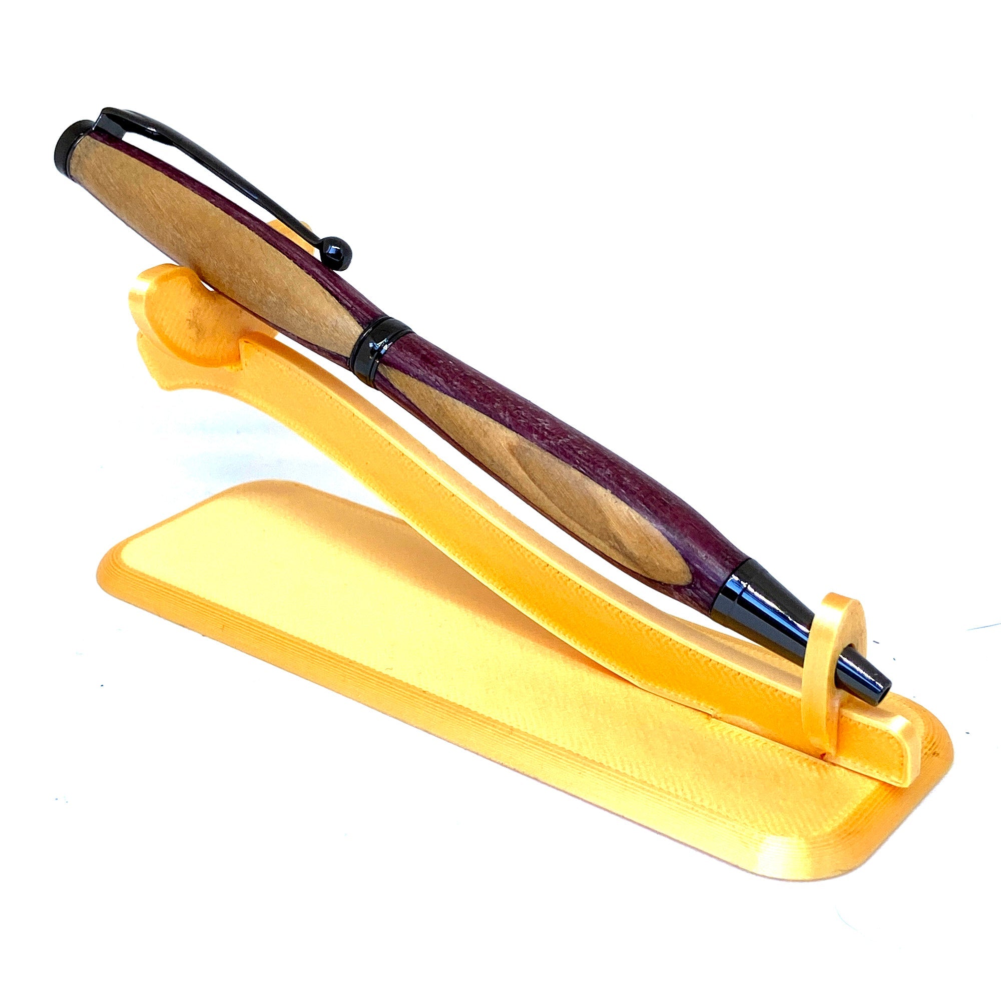 Stylo artisanal en bois d'amarante, fait main