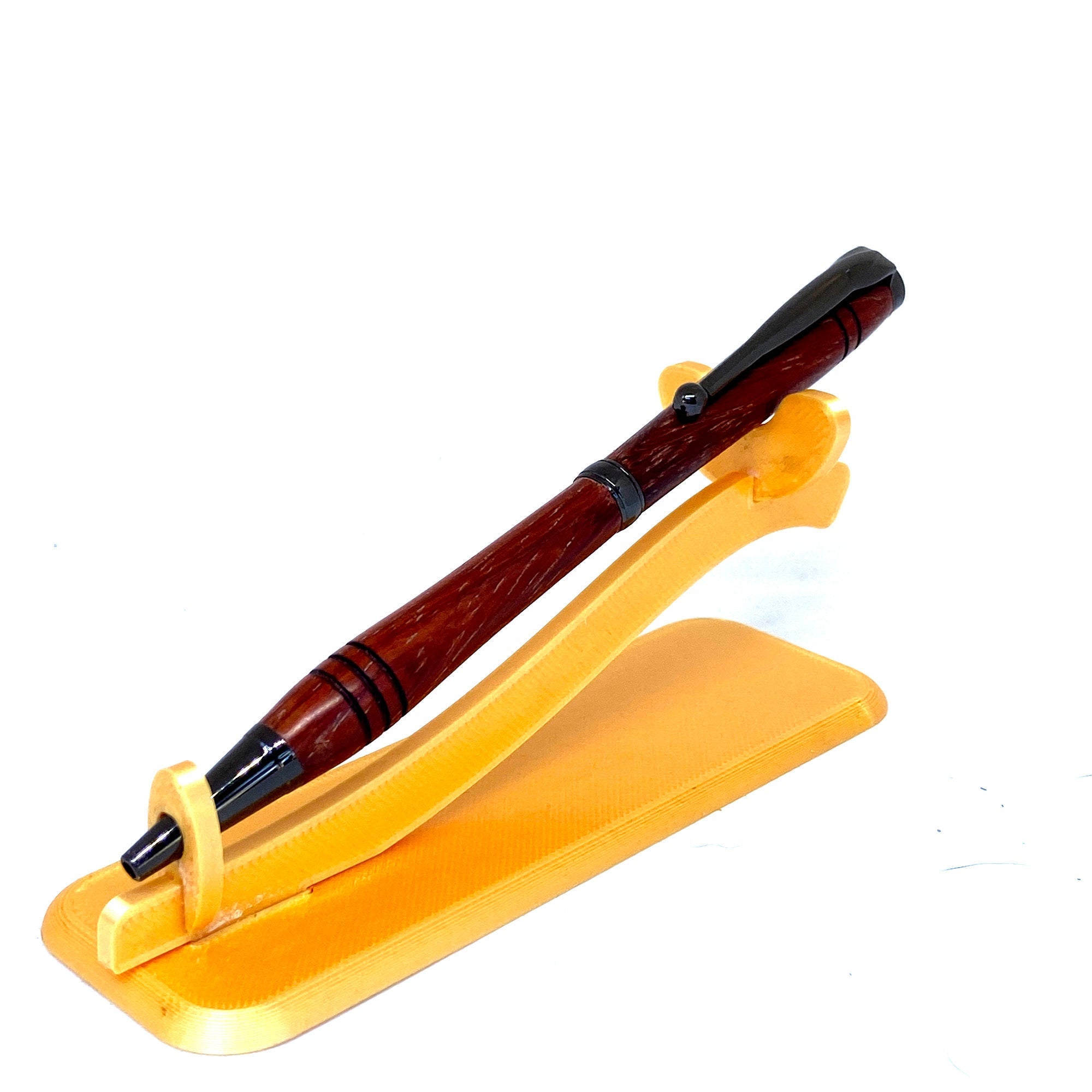 Stylo artisanal en bois de padouk, fait main